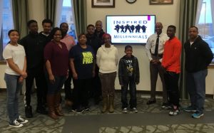 Sheriff Berry Meets with Members of Inspired Millennials
