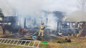 Fire Destroys Family Home on North Sandgates Road