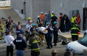 VIDEO: Two Construction Workers Flown Out After Wall Collapses in Lexington Park