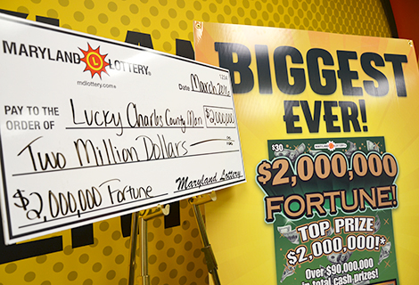 Congratulations to a Charles County man who won the first $2 million top prize on the $2,000,000 Fortune scratch-off!