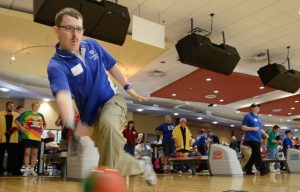 Pax Sailors volunteer with D.C. Special Olympics Bowling Championship