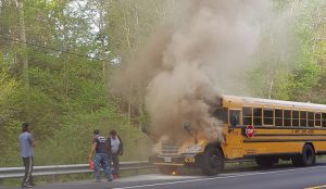 No Injuries Reported in Leonardtown School Bus Fire