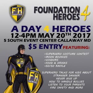 A Day 4 Heroes – May 20th, from 12 – 4pm