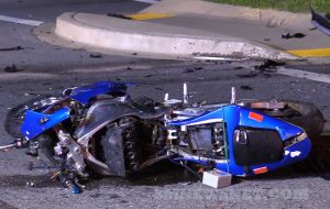 VIDEO: Motorcycle Accident in Great Mills Sends Operator to Trauma Center