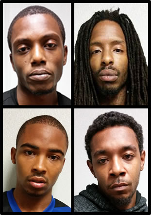 The four suspects are 26-year-old Tyrone Murphy of the 100 block of Danbury Street in Southwest DC, 31-year-old Leighton Williams of the 1200 block of Howison Place in Southwest DC, 19-year-old Kione Banks of the unit block of N Street in Southwest DC and his 27-year-old brother, Khiry Banks, of the 2400 block of Hartford Street in Southeast DC. Kione Banks is charged with the robbery on Suitland Road only. The additional three suspects are charged in connection with all three cases in Prince Georges County. 