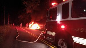 Car Fire in Chaptico Under Investigation