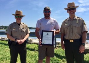 Charter Captain Given Certificate of Appreciation