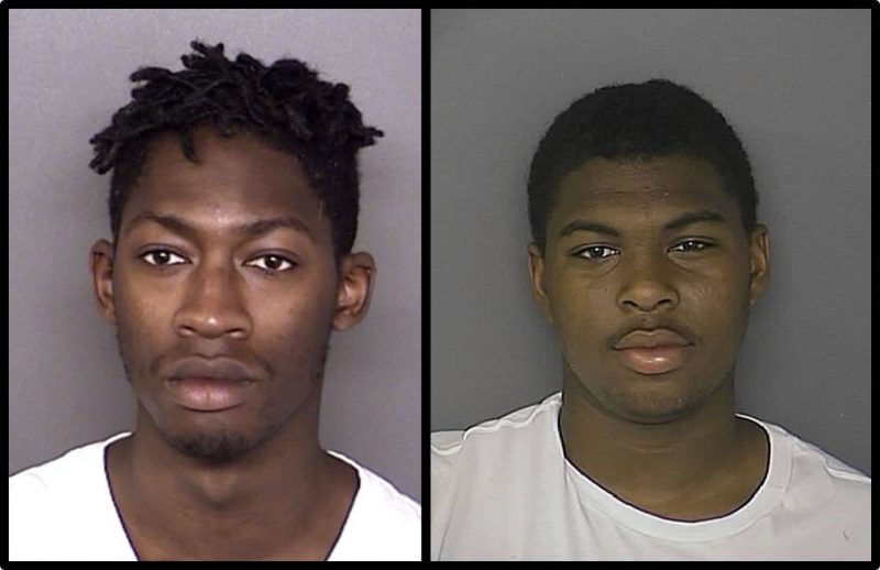 Markus Antonio Carter, 20 and KaeVon Oneal Jefferson, 20, both of Lexington Park