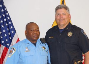 Cpl. Andy Holton and Sheriff Cameron