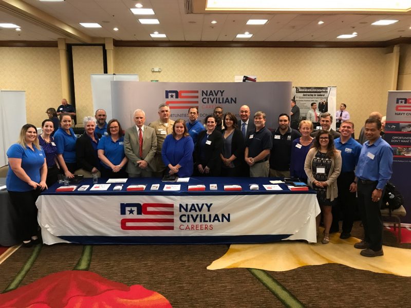 Recruiters from NAVAIR and across the Navy gather at the Veteran and Wounded Warrior Hiring and Support Summit in Seattle, Wash. (U.S. Navy Photo)