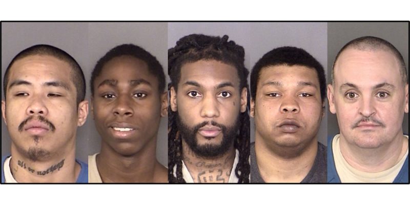 Five Inmates Charged with Assault at the St. Mary’s County Detention Center