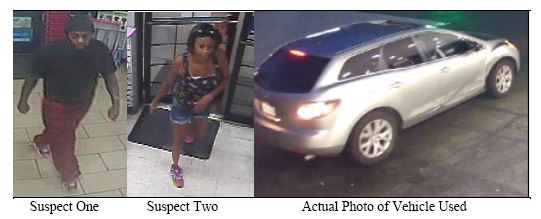 Calvert County Sheriff’s Office Requests Public’s Help Identifying Theft Suspects