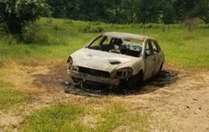 Stolen Vehicle Set on Fire in Charlotte Hall