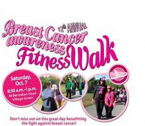 12th Annual Breast Cancer Walk Set for Oct. 7