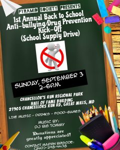 Back to School Anti-Bullying/Drug Prevention Event to be Held