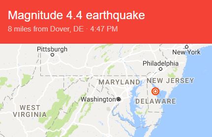 Maryland Emergency Management Agency Monitoring After Earthquake Near ...