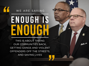 Governor Larry Hogan Announces Statewide Violent Crime Initiatives