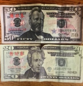 Calvert County Sheriff’s Office Warns Public of “Fake Money”