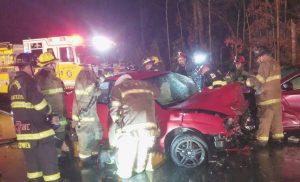 Three Vehicle Accident on Chancellors Run Road in Great Mills