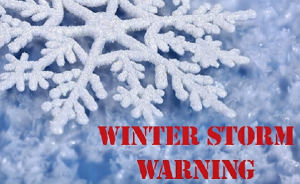 Winter Storm Warning Remains in Effect Until 8 p.m. for St. Mary’s County