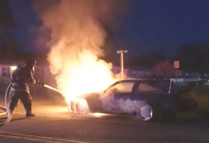 Vehicle Fire Reported in Great Mills