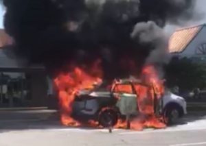 UPDATE: 90-Year-Old Man Severely Injured in Car Fire at Wildewood Shopping Center