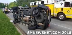 No Injuries Reported in Early Morning Rollover in Lexington Park