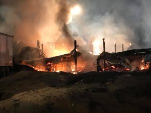 Fire Destroys Saw Mill in Mechanicsville