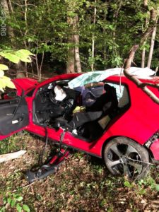 Two Flown for Motor Vehicle Accident in St. Leonard
