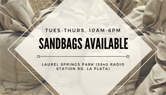 Sandbag Distribution Available for Charles County Residents