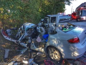 Three Transported to Trauma Centers After Serious Motor Vehicle Crash in Lothian