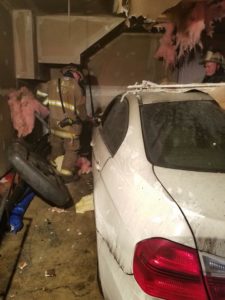 Vehicle Causes Townhouse Fire in La Plata