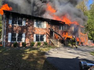 House and Workshop Fire in La Plata Under Investigation