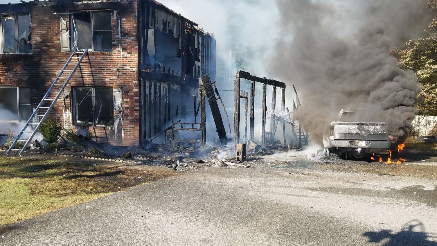 House and Fire in La Plata Under Investigation Southern Maryland News Net Southern