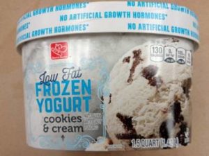 Voluntary Recall on Harris Teeter Low Fat Cookies & Cream Frozen Yogurt Due to Undeclared Peanut Product