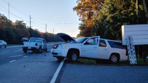 Early Morning Motor Vehicle Accident in Lexington Park Sends Four to Hospital