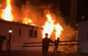 Fire that Destroyed Trailer in Lothian Under Investigation