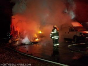 Firefighters Rescue Occupant of Early Morning House Fire in Owings