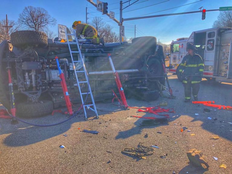 One Injured After Rollover Crash in Dunkirk Southern Maryland News Net Southern Maryland