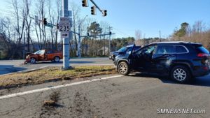 Two Injured After Motor Vehicle Accident in Lexington Park