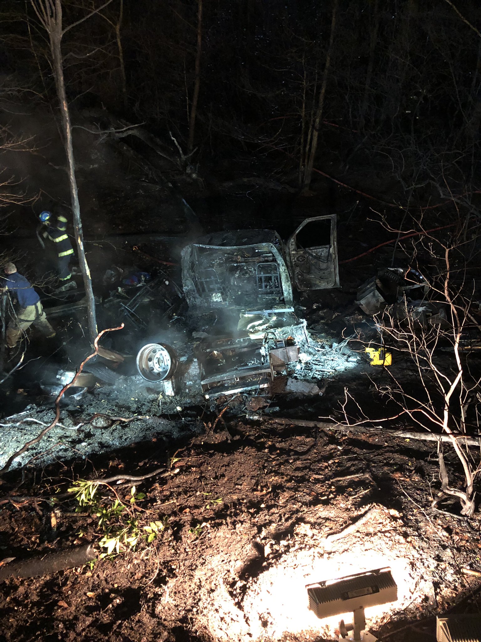 Reported Plane Crash in Lusby is a Recreational Vehicle Fire Southern