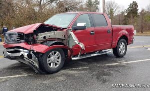 Three Injured After Motor Vehicle Accident on Great Mills Road