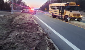 Two Patients Transported to Area Trauma Center After Motor Vehicle Accident Involving School Bus in Leonardtown