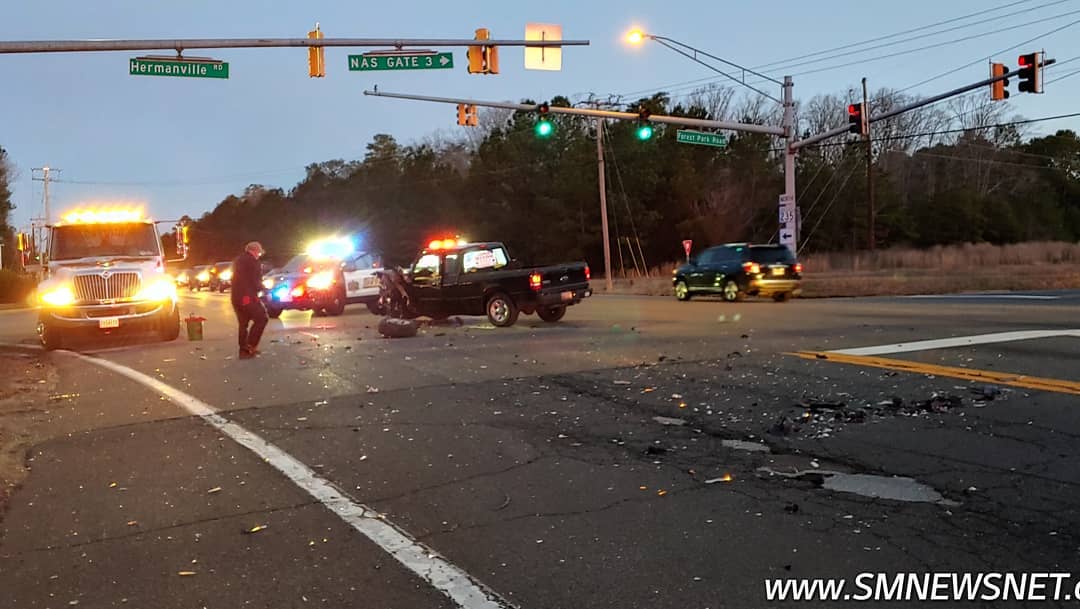 Minor Injuries Reported After Motor Vehicle Accident in Lexington Park