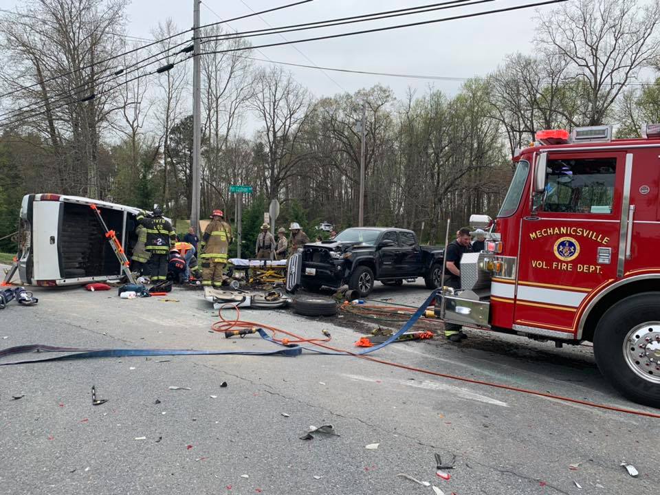 One Flown to Area Trauma Center After Rollover Crash in Leonardtown ...