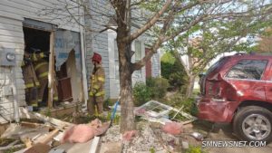 Dog Blamed After Vehicle Drives Into Townhouse in California