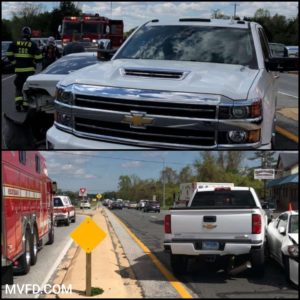 Minor Injuries Reported in Second Afternoon Crash in Mechanicsville