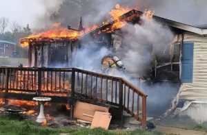 VIDEO: Trailer Fire in Reported in Lexington Park