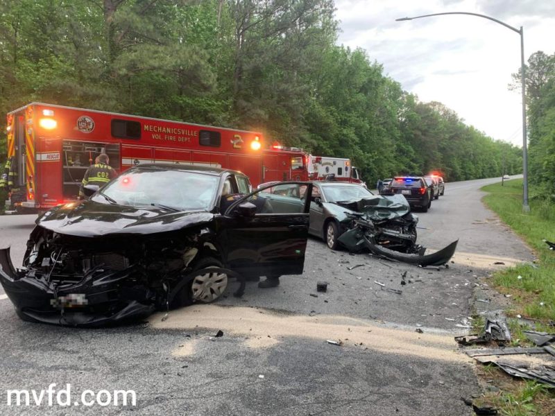 Serious Crash in Mechanicsville Sends One to Trauma Center Southern