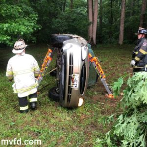 Rollover Crash in Mechanicsville Keeps Volunteers Busy on Mother’s Day